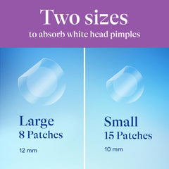 Differin Power Patch small patches ready to target zits and whiteheads.