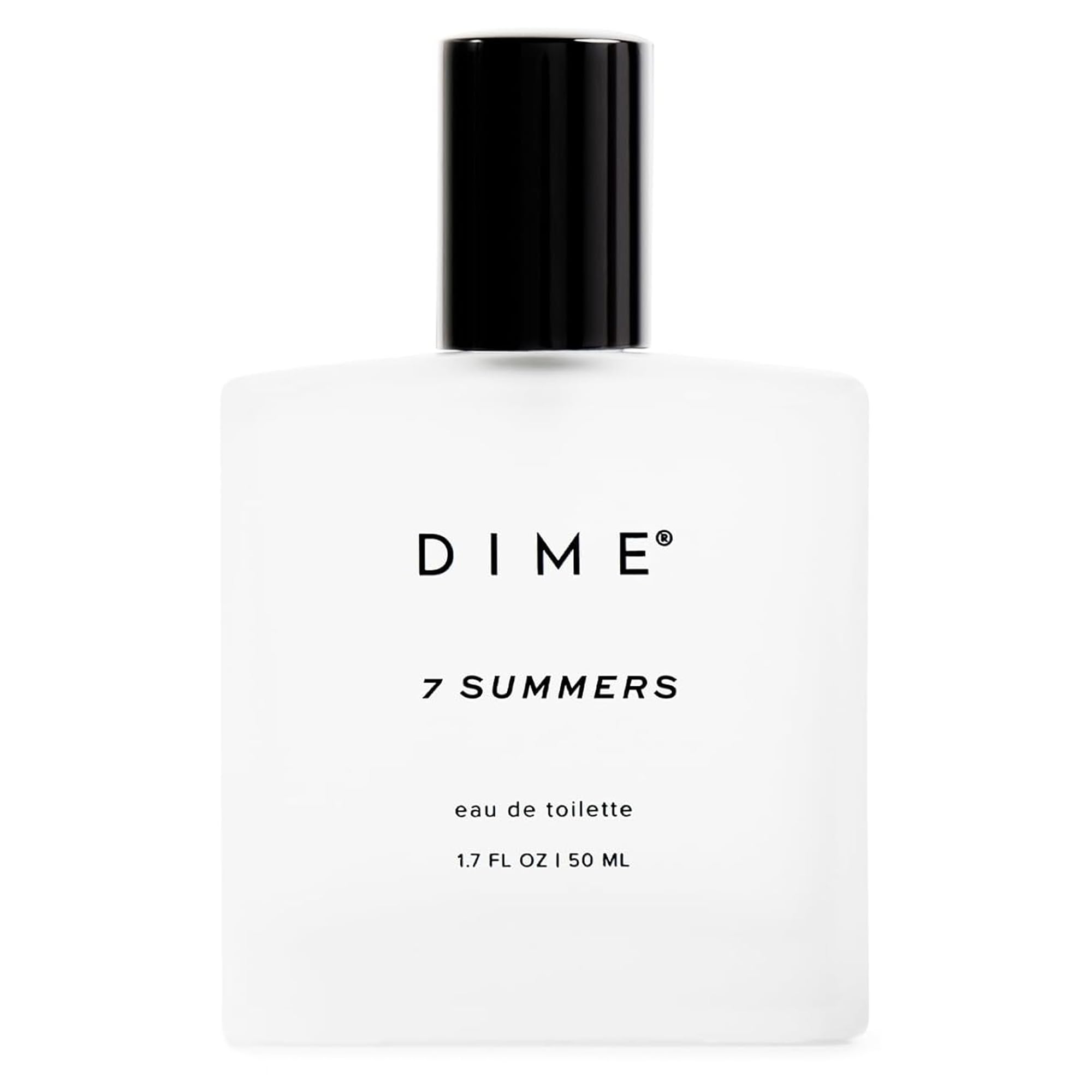 DIME Beauty 7 Summers bottle front view for daily wear and easy scent recognition.