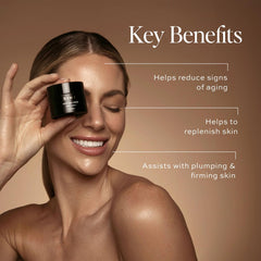 DIME Beauty Dewy Day Cream close-up on rosehip oil highlights nourishing skin.