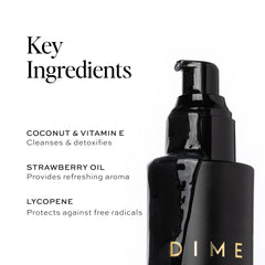 Massaging the cleanser onto skin demonstrates gentle cleansing for sensitive skin