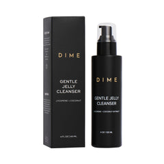 DIME Beauty Gentle Jelly Cleanser packaging showcases vegan formula for daily cleansing