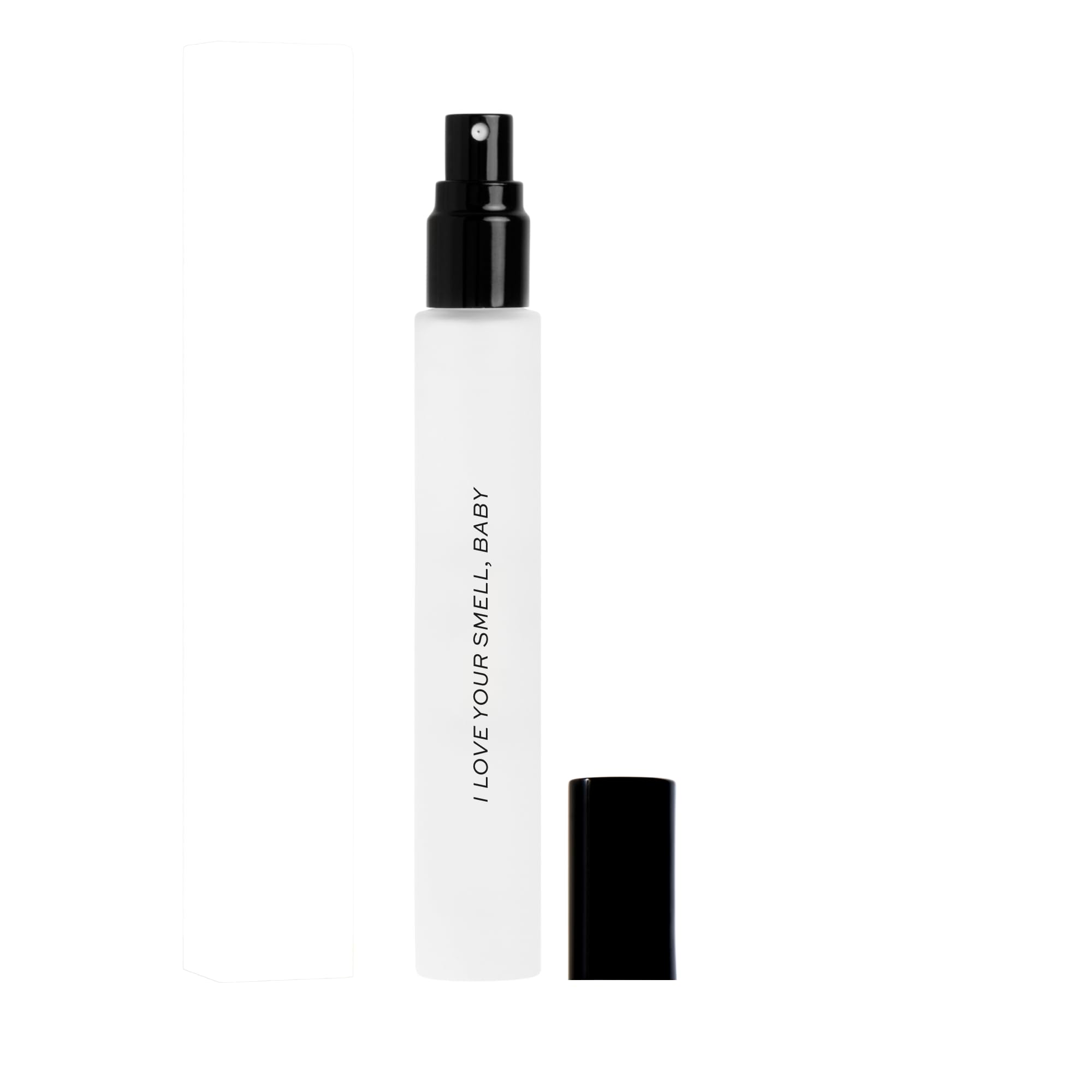 DIME I Love Your Smell Baby bottle front, compact daily fragrance
