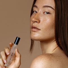 DIME Dans Les Bois top notes featuring red saffron and fir balsam for freshness