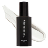 DIME Wonderscreen SPF 30 tube being applied to the face for daily protection.