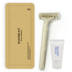 DincherBel disposable shave kit bulk packaging for hotels and travel use