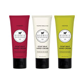 Dionis Goat Milk Hand Cream Sugarberry tube provides bright hydration for dry hands.
