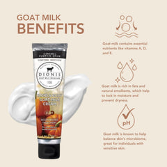Dionis Goat Milk Hands Cream application shows smooth, fast-absorbing moisturization