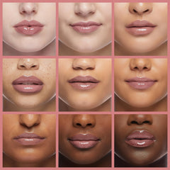 Dior Addict Lip Glow 001 Pink applied on lips for natural glow