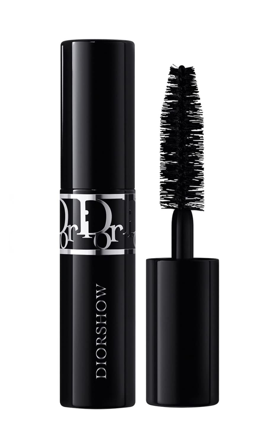 Dior Diorshow 24Hr Volume travel-size mascara wand for buildable volume.