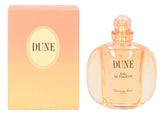 Dior Dune eau de toilette bottle 100ml shows sleek design for everyday luxury.