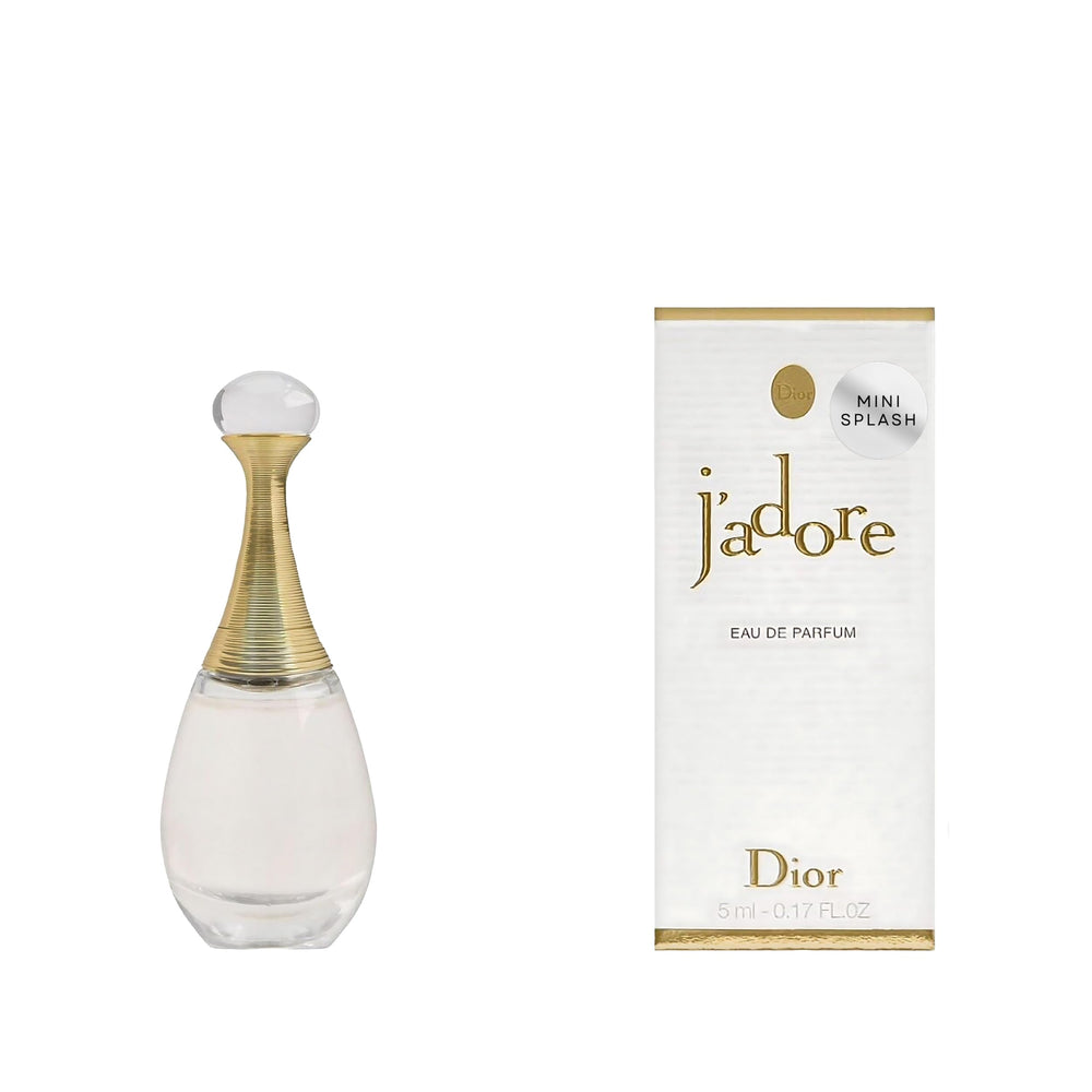 Dior Jadore mini splash bottle for on-the-go elegance and everyday refinement.