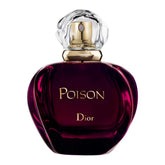 Christian Dior Poison EDT bottle front view for luxurious evening wear.