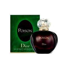 Christian Dior Poison EDT packaging shows premium French fragrance, sealed and new.