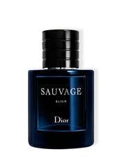 Dior Sauvage Elixir bottle closeup showcasing premium fragrance quality.