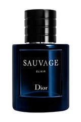 Dior Sauvage Elixir packaging box highlighting luxury gifting appeal.
