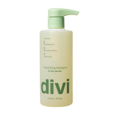 Divi Volumizing Shampoo bottle front view highlighting lightweight lift for fine hair