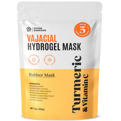 Divine Derriere vajacial hydrogel mask jar closeup for intense hydration and soothing skin