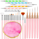 DIYCICO 27pcs set packaging shows complete kit for DIY nails and inspiration