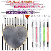 DIYCICO nail art brushes 15pcs offer precise detailing for clean lines and smooth color application.