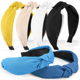 DiyJibb headbands set of 6 in varied colors with twist knot design for everyday styling