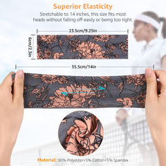DiyJibb headbands for women on model during running workouts