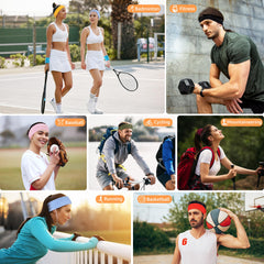 DiyJibb headbands in gray blend with outfits for daily sports