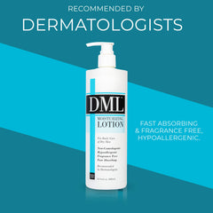 DML Moisturizing Lotion absorbed quickly with no residue after application