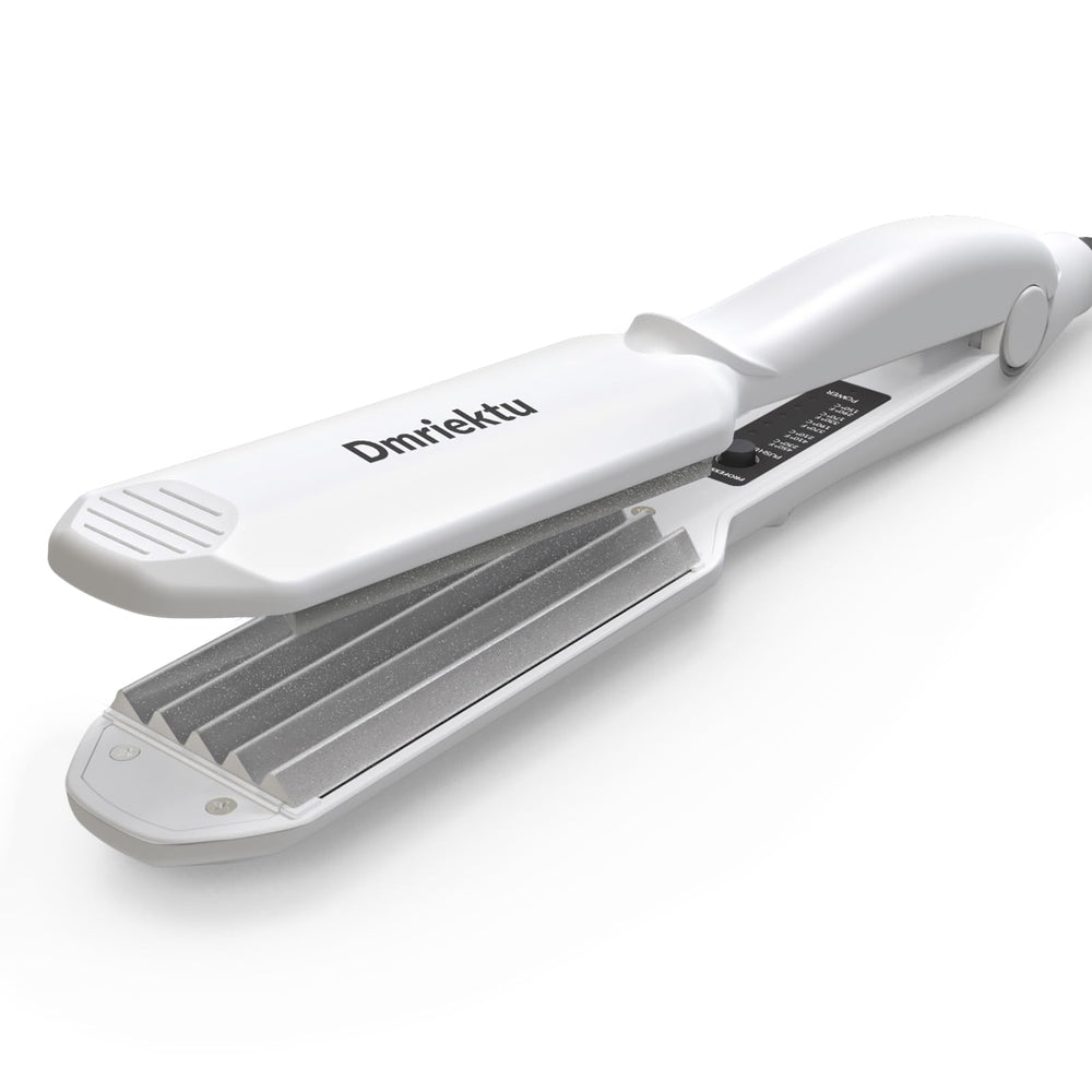 Dmriektu hair crimper demonstrates voluminous 80s-inspired waves for modern looks