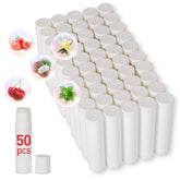 Dmsky 50-pack lip balm unlabeled box for bulk gifting