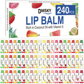 Dmsky lip balm bulk pack 240 tubes for gifting and events.