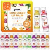 DMSKY SPF 30 lip balm bulk packaging with multiple tubes for on-the-go protection