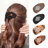 DNZPFU matte duckbill clip close-up highlights durable, non-slip grip for secure styling.