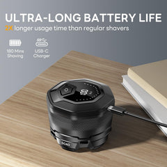 DOAO A6-Plus wet-dry shaving allows shower or dry-use routines