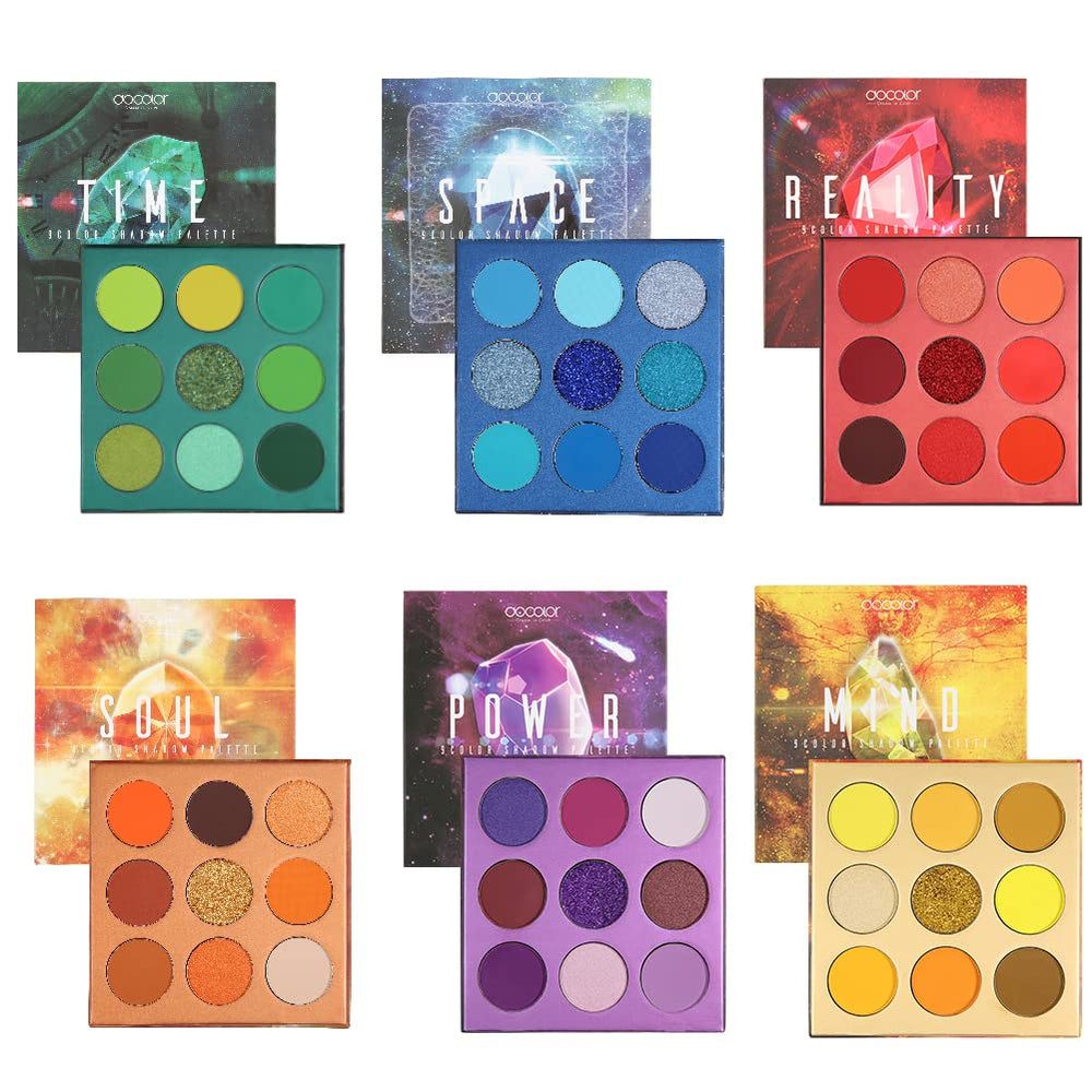docolor gemstone collection shadow palette with 54 shades for bold looks
