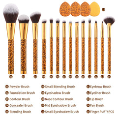 Docolor Leopard crease blending brush delivers soft, seamless transitions.