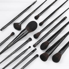 Docolor makeup brush set 15pc eyeshadow blender for precise eye looks.