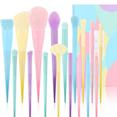 Docolor rainbow makeup brush set for vibrant blending and easy application