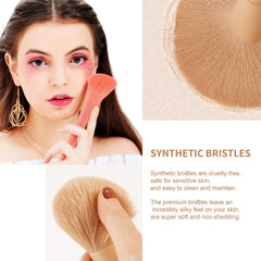Docolor Morandi cruelty-free bristles closeup highlighting soft texture for sensitive skin.