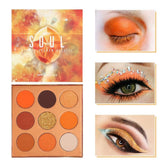 Docolor Orange Gemstone Palette closed, compact for on-the-go styling and everyday color options.