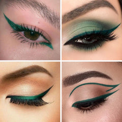 docolor waterproof eyeliner green packshot highlights durable long wear