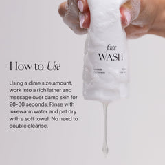 Doctor Rogers Face Wash aloe ingredient highlight underscores soothing plant care.