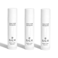 Doctor Rogers Lip Balm pack of three tubes for easy daily hydration