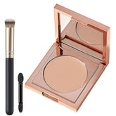 Docucher Colored Clay Undereye Corrector light application swatch shows even coverage for a refreshed look.