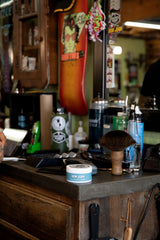 Don Juan Sea Salt Matte Pomade jar side highlighting clean wash-out capability