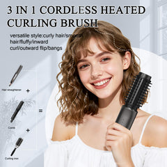 Dongxw cordless hot brush four temperatures tailored for different hair types