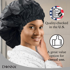 Donna cap protects braids and locs with reusable design