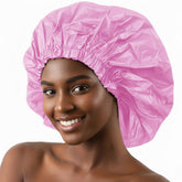 Donna Super Jumbo Shower Cap waterproof material protects long hair during showers