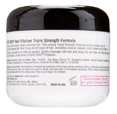 DOO GRO Hair Vitalizer edges and temple focus; potential thickening in thinning areas