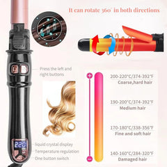 Dopheuor ceramic ionic coating minimizes heat damage while curling