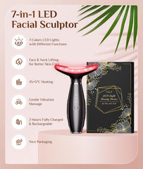 Dopsikn face massager close-up targeting wrinkles and texture smoothing.